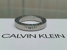 Authentic CALVIN KLEIN ladies Ring Blue Swarovski crystals RRP £65 NEW Boxed (J2