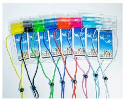 CUSTODIA IMPERMEABILE SMARTPHONE WATERPROOF COVER SUBACQUEA MARE CELLULARE - Immagine 1 di 4