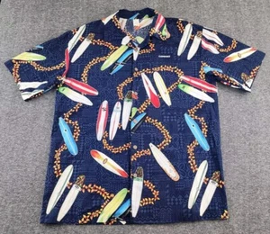 VINTAGE Compaq Computer Hawaiian Shirt Mens Extra Large Longboards Adult A63 - Picture 1 of 9