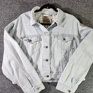 Giacca jeans Levi’s donna Silvertab cropped trucker blu chiaro taglia:XL - Foto 1 di 8