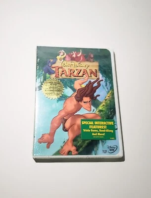 New 2000 Walt Disney TARZAN First Issue DVD Release Sealed Cartoon Classic Movie - Image 1 of 3
