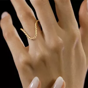 Beautiful 925 Sterling Silver Ring The Nyssa Vanki Ring, Gold Party Ring as Gift - Picture 1 of 5