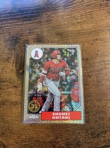 Shohei Ohtani 2022 Topps Update 1987 Topps Chrome Silver Packs  T87C-50
