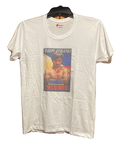 Manny Pacquiao t shirt medium short sleeve 100% cotton (see desc) Cover