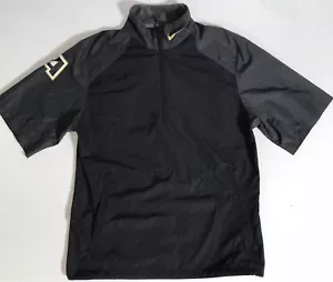 Nike Men's 1/4 Zip Army Black Knights Short Sleeve Windbreaker Jacket Size Small - Picture 1 of 7