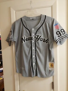 New York Black Yankees Negro League L Baseball Jersey by Headgear Classics - Picture 1 of 17