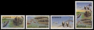 Botswana 1991 - Mi-N.o 497-500 ** - Estampillada sin montar o nunca montada - Vida silvestre / Animales salvajes - Imagen 1 de 1