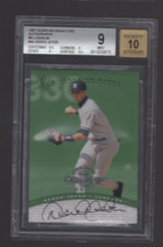 1997 DONRUSS SIGNATURE MILLENNIUM MARKS AUTO DEREK JETER SP /400 BGS 9 MINT /9.5