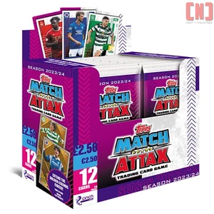 Topps Match Attax Cinch SPFL 2023/24 Scottish Football Cards Full Box 24 Packs - Picture 1 of 2