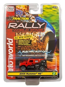 1/64 2005 HUMMER H2 NO.2253 RED ELECTRIC SLOT CAR AWSC380A-2 - Picture 1 of 1