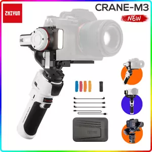 ZHIYUN Crane M3 3-Axis Handheld Gimbal Stabilizer for Mirrorless Action Cameras - Picture 1 of 11