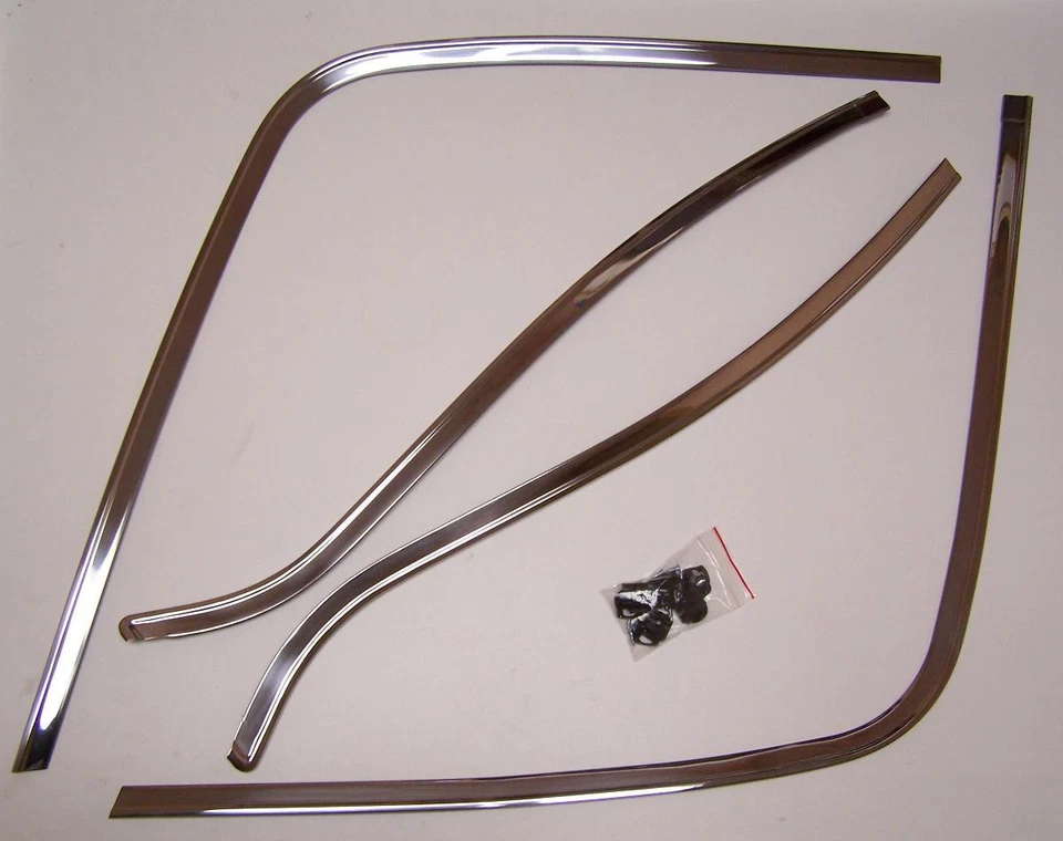 Fits Mopar 68 69 70 Coronet RoadRunner GTX Rear Window Trim Molding with Clips - Image 1 of 4