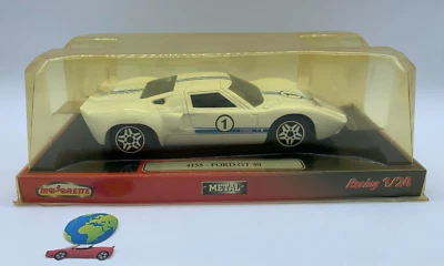 Majorette Ford GT 40, modello in scala 1:24-1:25, (2423), vintage - Immagine 1 di 4