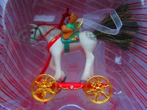 PORCELAIN PRETTY PONY FOR CHRISTMAS 2019 HALLMARK KEEPSAKE ORNAMENT NEW IN BOX - Picture 1 of 3