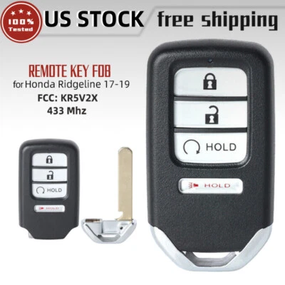 Llavero remoto inteligente KR5V2X para Honda Ridgeline 2017 2018 2019 A2C97488400 Foto 1 de 3