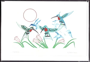 MIGRATION by Tutchone, Yukon Artist Richard Shorty - New 6" x 9" Art Card - Picture 1 of 1