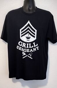 Grill Sergeant Black Tshirt Size L