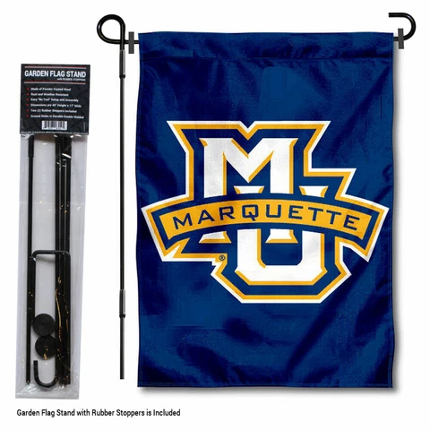 Marquette Golden Eagles Garden Flag and Yard Stand Included Cover