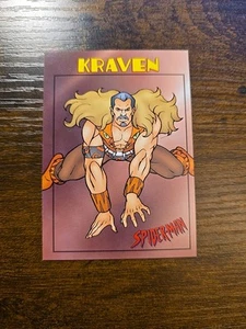 Tarjeta coleccionable Kraven The Hunter Spider-Man Marvel 1997 Fleer Skybox #24 - Imagen 1 de 2