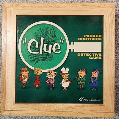 COMPLETE! Clue Detective Board Game Wooden Box 2002 - Image 1 of 4