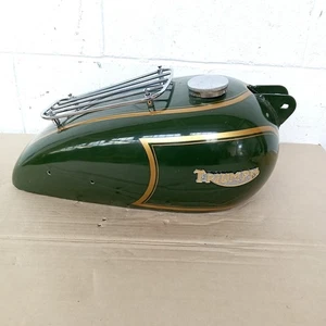 Triumph TRW Benzintank - New Old Stock mit Armaturen - Classic Green - Bild 1 von 15