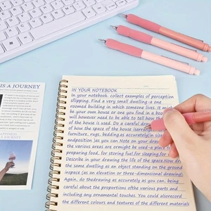 Cartoon Erasable Gel Pens, 4 Pack,Retractable Gel Ink Pens New - Picture 1 of 5
