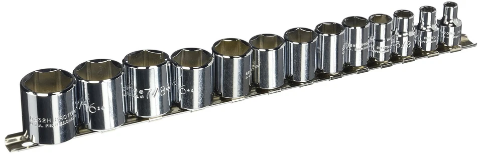 Stanley J52126 13 Piece 6 Point 3/8" Drive Socket Set - Image 1 of 1