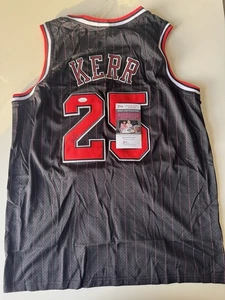 Steve Kerr Signed Chicago Bulls Jersey Warriors Coach Autographed JSA COA - Picture 1 of 3