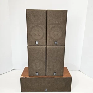 Yamaha NS-10MMT Mini 4er Set & 1 NS-C10MM Studiomonitor Lautsprecher Holzoptik - Bild 1 von 18