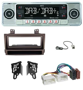 Dietz Bluetooth MP3 DAB USB Autoradio für Hyundai Sonata ab 09 dunkelbraun metal - Bild 1 von 10