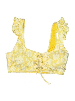 Maiô amarelo feminino Juicy Couture novo com etiquetas GG - Imagem 1 de 2