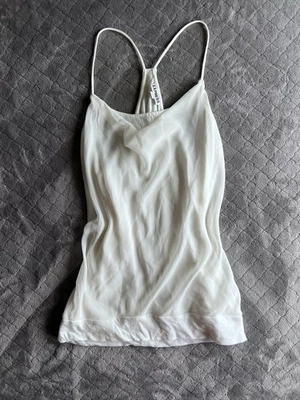 Camiseta sin mangas EXPRESS blanca espalda deportiva para mujer TALLA PEQUEÑA Foto 1 de 4