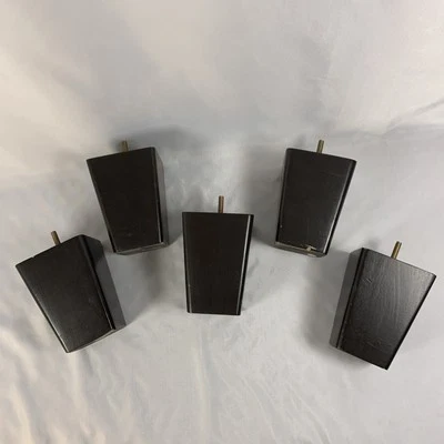 Wooden Sofa Legs 5" x 3.5"  For Couch Or Chair Used - Image 1 of 4