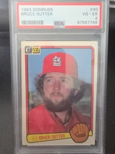 1983 Donruss Bruce Sutter PSA 4 - Picture 1 of 2
