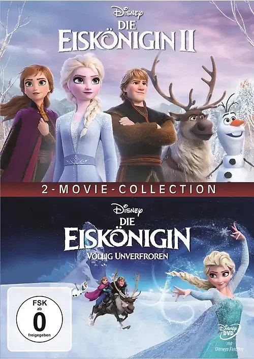 Die Eiskönigin - Völlig unverfroren / Die Eiskönigin 2 [2 DVDs] - Bild 1 von 1
