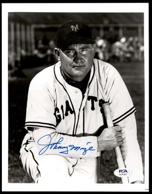 Johnny Mize 8 x 10 Photo Signed Auto PSA/DNA Authenticated Giants    ID:395374 - Image 1 of 4