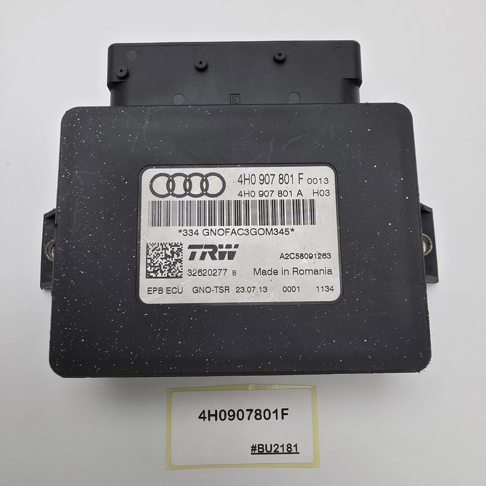 Módulo de control de freno de estacionamiento Audi S6 2012-2018 4H0907801F Foto 1 de 4