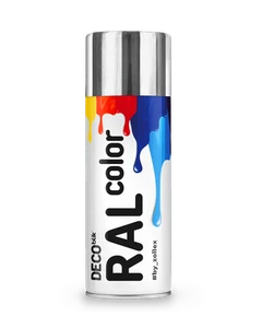 DECO BLIK Chromlack Spray Silber glänzend 400ml Dekofarbe Lackspray Acryl - Bild 1 von 4