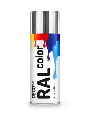 DECO BLIK Chromlack Spray Silber glänzend 400ml Dekofarbe Lackspray Acryl - Bild 1 von 4