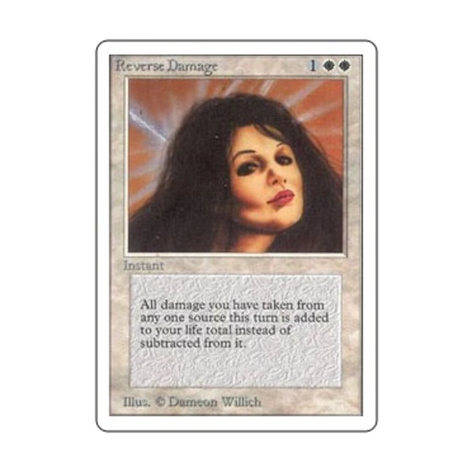WOTC MtG Unlimited Reverse Damage (R) Fair - Image 1 of 1