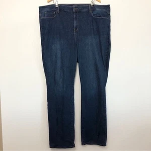 NYDJ Marilyn Straight Jeans Damen 24 W blau schmeichelhaft Stretch Denim - Bild 1 von 10