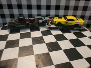 M2 Customized Diecast1/64 Hooker 58 GMC Stepside Truck & 69Chevy Comaro&Trailer  - Picture 1 of 14