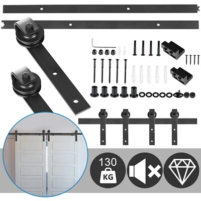 ACXIN 183 -366cm Schiebetürsystem Beschlag Laufschiene für Schiebetüren Holzschiebetür
