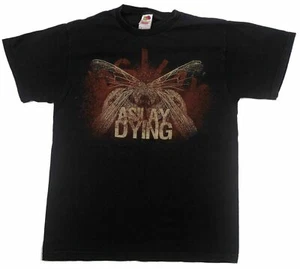 AS I LAY DYING vintage t shirt fly MEDIUM metal core rock tour tee - Picture 1 of 7