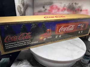 Coca Cola 1997 Christmas Caravan Diecast Freightliner Truck Unopened Box - Picture 1 of 8