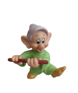 Disney Snow White & the Seven Dwarfs, Dopey, Ceramic 3" Statue, Sri Lanka 1990's - Picture 1 of 6