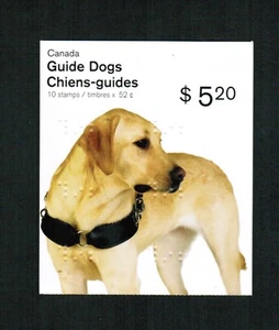 MINT 2008 CANADA BOOKLET STAMPS # BK374 # 2266a GUIDE DOGS ST - Picture 1 of 1