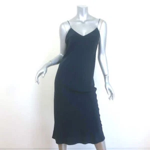G. Label by goop Maas Midi Slip Dress Navy Silk Size 2 - Picture 1 of 8