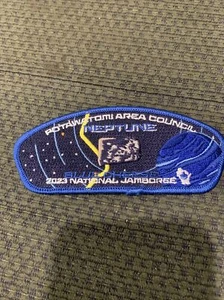 Mint 2023 JSP Potawatomi Area Council Blue Border Neptune - Space - Bild 1 von 1