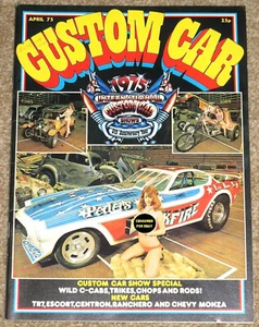 CUSTOM CAR Magazine April 1975 - CC SHOW ISSUE, C CABS, CHOPPERS, TRIKES CENTRON - Imagen 1 de 9